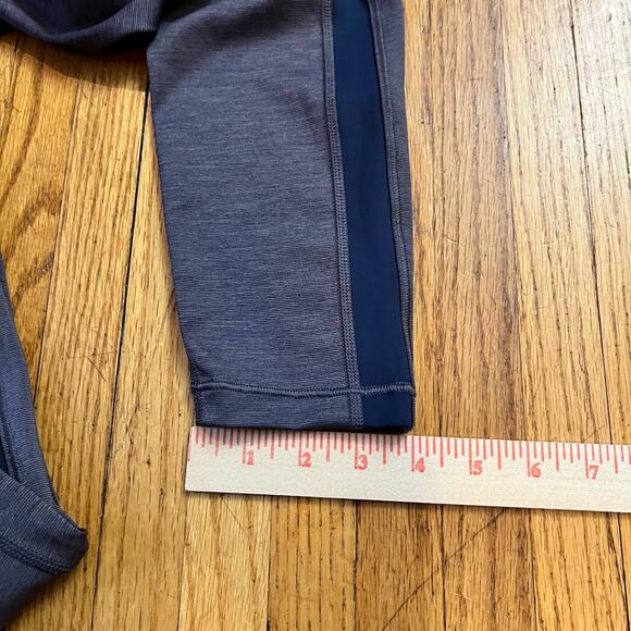 Athleta Leggins Womens Small Ultimate Stash Pocket 7/8 Tight Blue Purple - Picture 10 of 10